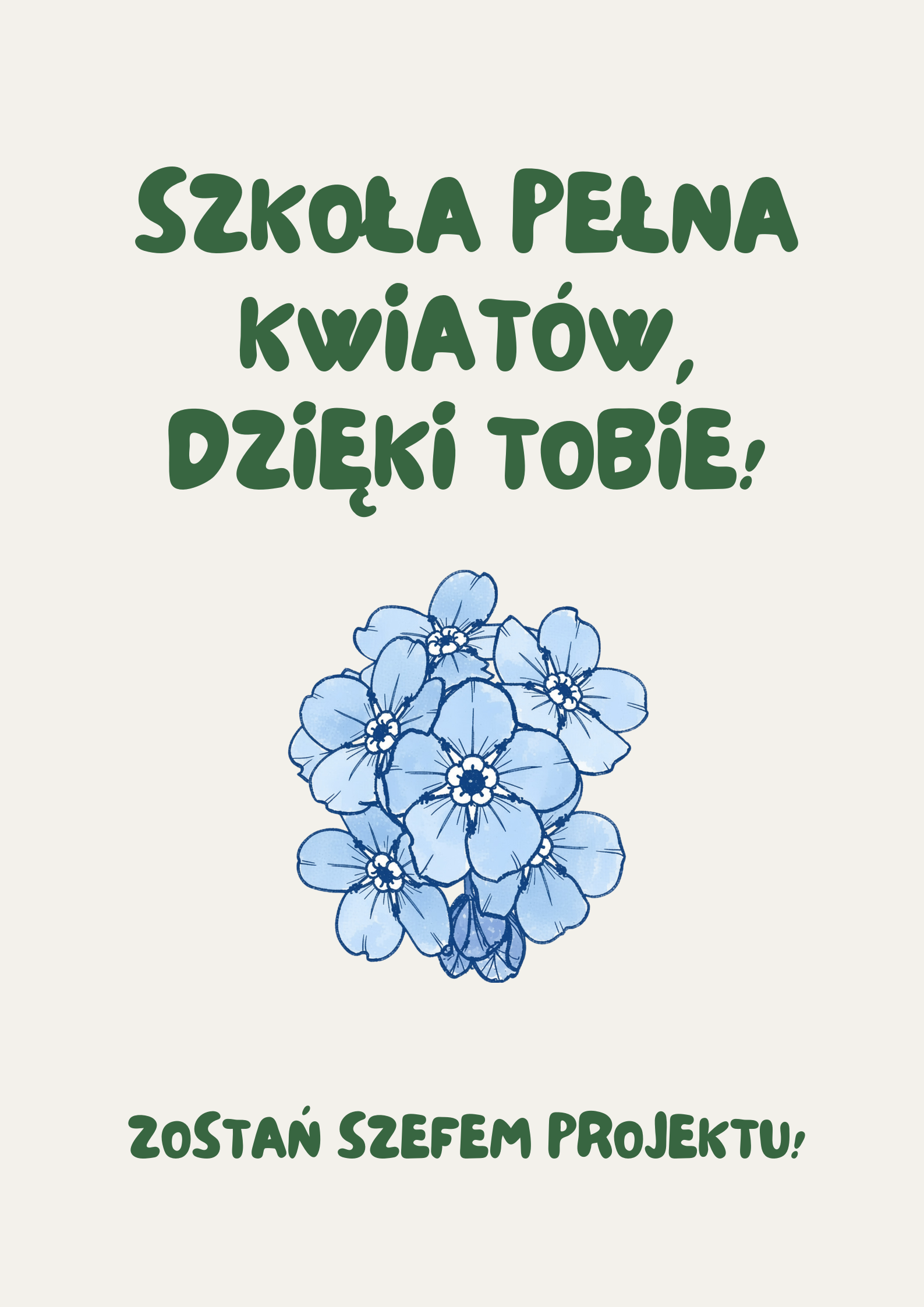 Szkoła pełna kwiatów dzięki Tobie! - Projekt Nasionko Przyszłości